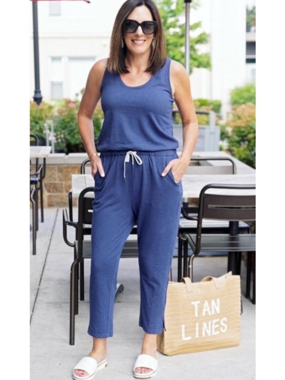 NWT Zella Gwen Athleisure Knit Jumpsuit Womens XXL Drawstring Nordstrom